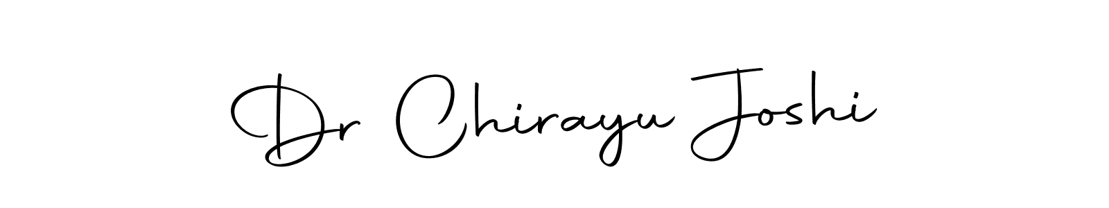 Use a signature maker to create a handwritten signature online. With this signature software, you can design (Autography-DOLnW) your own signature for name Dr Chirayu Joshi. Dr Chirayu Joshi signature style 10 images and pictures png