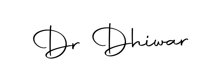 Make a short Dr Dhiwar signature style. Manage your documents anywhere anytime using Autography-DOLnW. Create and add eSignatures, submit forms, share and send files easily. Dr Dhiwar signature style 10 images and pictures png