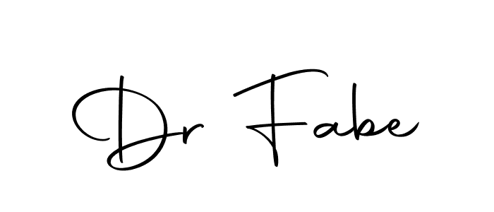 Design your own signature with our free online signature maker. With this signature software, you can create a handwritten (Autography-DOLnW) signature for name Dr Fabe. Dr Fabe signature style 10 images and pictures png