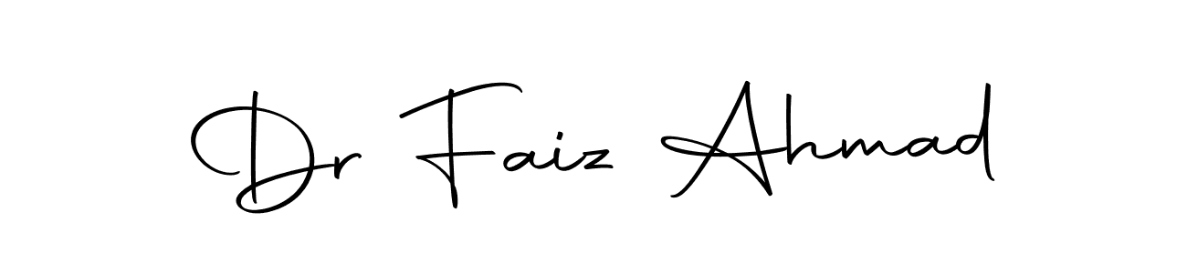 Make a beautiful signature design for name Dr Faiz Ahmad. With this signature (Autography-DOLnW) style, you can create a handwritten signature for free. Dr Faiz Ahmad signature style 10 images and pictures png