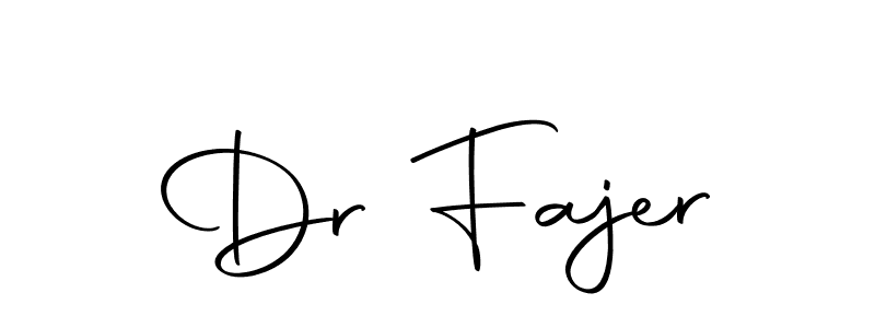 if you are searching for the best signature style for your name Dr Fajer. so please give up your signature search. here we have designed multiple signature styles  using Autography-DOLnW. Dr Fajer signature style 10 images and pictures png