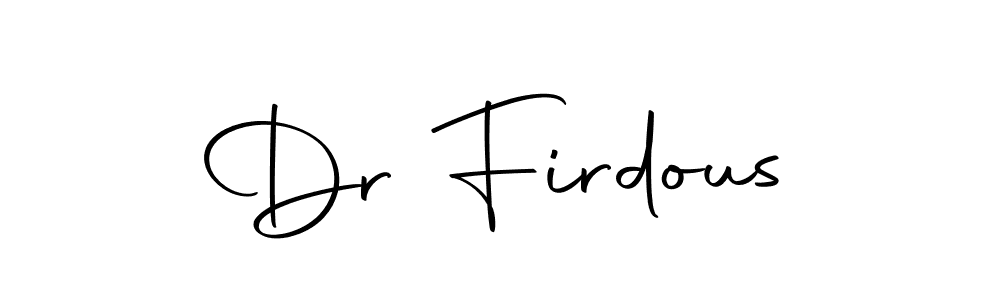 Autography-DOLnW is a professional signature style that is perfect for those who want to add a touch of class to their signature. It is also a great choice for those who want to make their signature more unique. Get Dr Firdous name to fancy signature for free. Dr Firdous signature style 10 images and pictures png