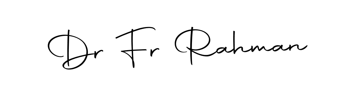It looks lik you need a new signature style for name Dr Fr Rahman. Design unique handwritten (Autography-DOLnW) signature with our free signature maker in just a few clicks. Dr Fr Rahman signature style 10 images and pictures png