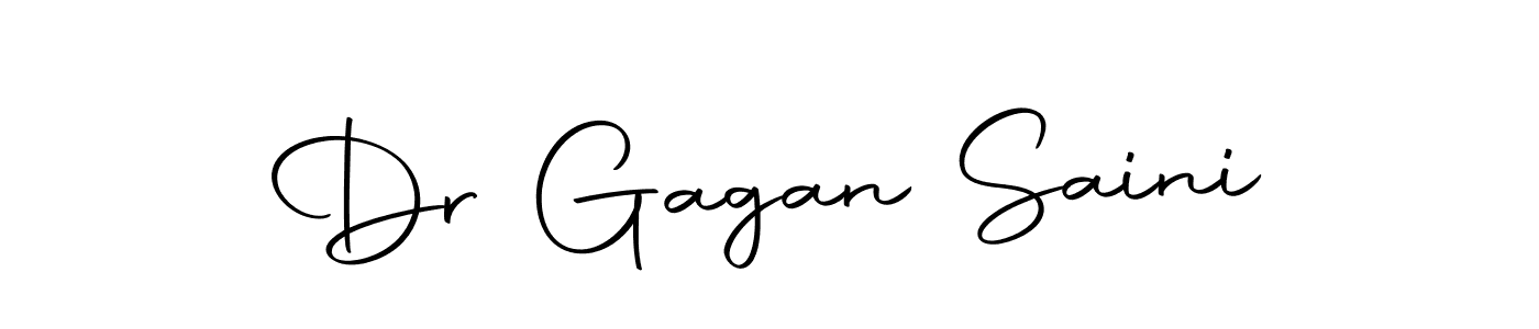 Make a beautiful signature design for name Dr Gagan Saini. With this signature (Autography-DOLnW) style, you can create a handwritten signature for free. Dr Gagan Saini signature style 10 images and pictures png