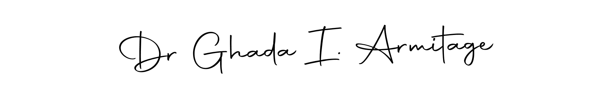 Best and Professional Signature Style for Dr Ghada I. Armitage. Autography-DOLnW Best Signature Style Collection. Dr Ghada I. Armitage signature style 10 images and pictures png