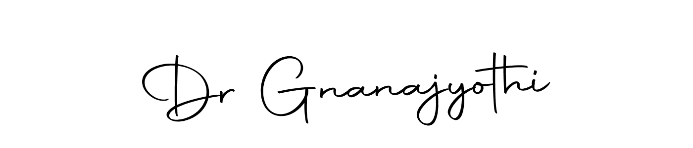 How to make Dr Gnanajyothi name signature. Use Autography-DOLnW style for creating short signs online. This is the latest handwritten sign. Dr Gnanajyothi signature style 10 images and pictures png