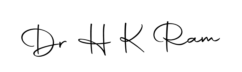 Similarly Autography-DOLnW is the best handwritten signature design. Signature creator online .You can use it as an online autograph creator for name Dr H K Ram. Dr H K Ram signature style 10 images and pictures png