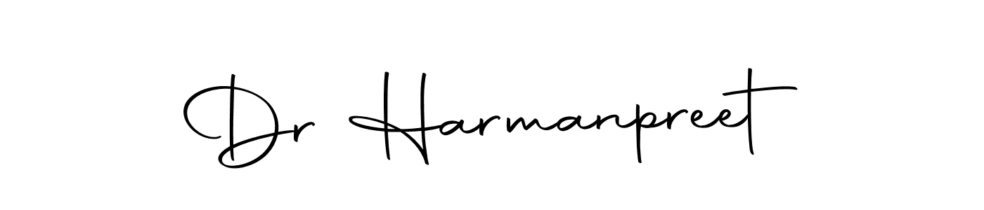 Dr Harmanpreet stylish signature style. Best Handwritten Sign (Autography-DOLnW) for my name. Handwritten Signature Collection Ideas for my name Dr Harmanpreet. Dr Harmanpreet signature style 10 images and pictures png