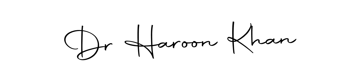 Make a short Dr Haroon Khan signature style. Manage your documents anywhere anytime using Autography-DOLnW. Create and add eSignatures, submit forms, share and send files easily. Dr Haroon Khan signature style 10 images and pictures png