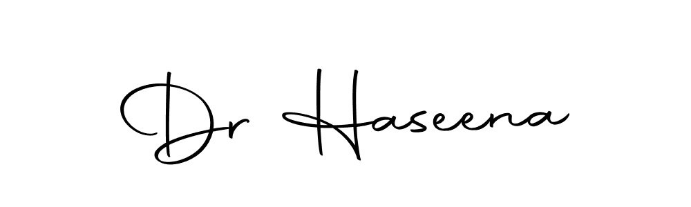 Dr Haseena stylish signature style. Best Handwritten Sign (Autography-DOLnW) for my name. Handwritten Signature Collection Ideas for my name Dr Haseena. Dr Haseena signature style 10 images and pictures png