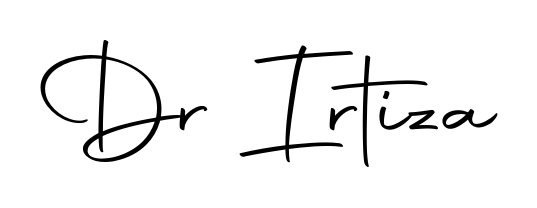 Create your official email sign-off with Dr Irtiza name in Autography-DOLnW style. Crisp, clean, and perfectly legible across all screens. Dr Irtiza signature style 10 images and pictures png