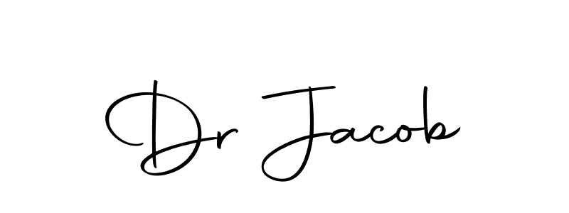 How to make Dr Jacob name signature. Use Autography-DOLnW style for creating short signs online. This is the latest handwritten sign. Dr Jacob signature style 10 images and pictures png