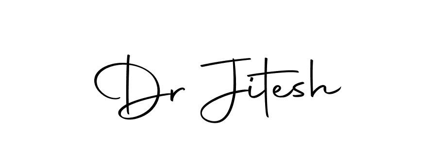 Design your own signature with our free online signature maker. With this signature software, you can create a handwritten (Autography-DOLnW) signature for name Dr Jitesh. Dr Jitesh signature style 10 images and pictures png