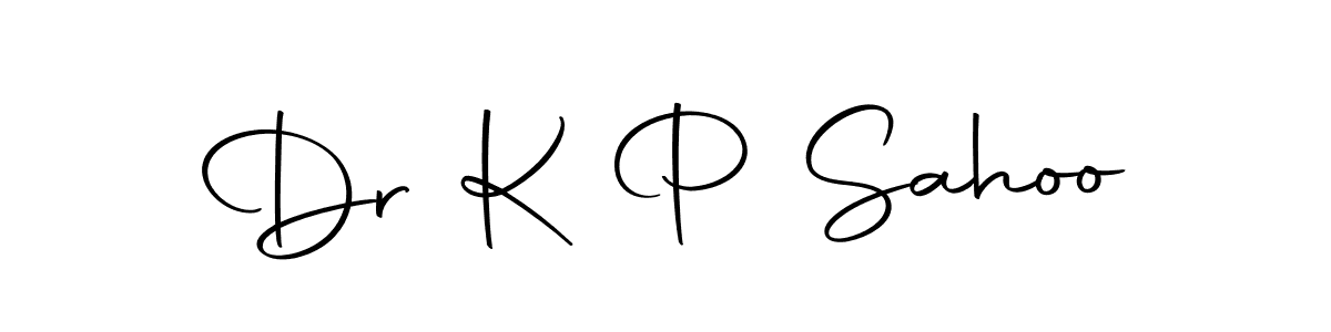 How to make Dr K P Sahoo name signature. Use Autography-DOLnW style for creating short signs online. This is the latest handwritten sign. Dr K P Sahoo signature style 10 images and pictures png