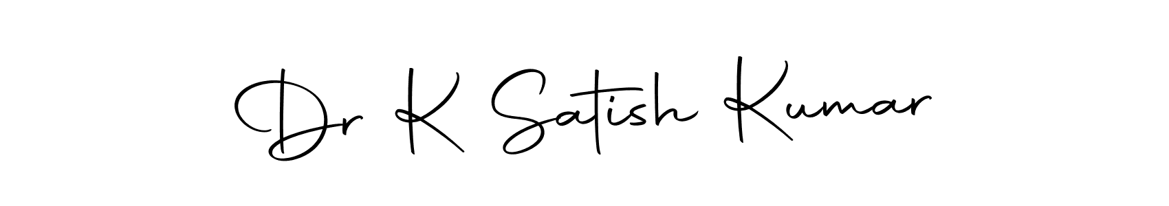 Once you've used our free online signature maker to create your best signature Autography-DOLnW style, it's time to enjoy all of the benefits that Dr K Satish Kumar name signing documents. Dr K Satish Kumar signature style 10 images and pictures png