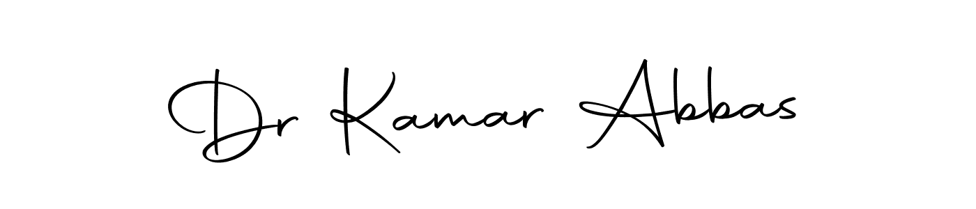 How to make Dr Kamar Abbas name signature. Use Autography-DOLnW style for creating short signs online. This is the latest handwritten sign. Dr Kamar Abbas signature style 10 images and pictures png