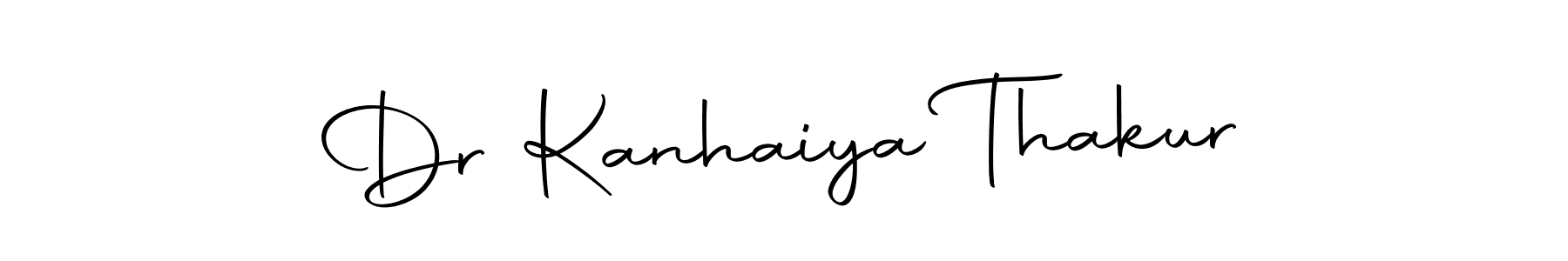 Design your own signature with our free online signature maker. With this signature software, you can create a handwritten (Autography-DOLnW) signature for name Dr Kanhaiya Thakur. Dr Kanhaiya Thakur signature style 10 images and pictures png
