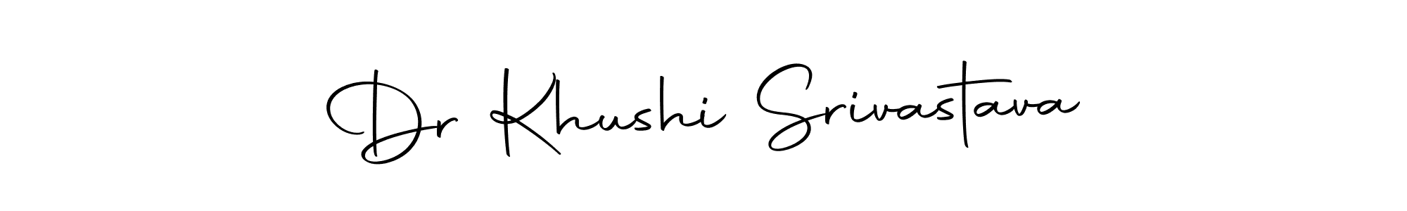 The best way (Autography-DOLnW) to make a short signature is to pick only two or three words in your name. The name Dr Khushi Srivastava include a total of six letters. For converting this name. Dr Khushi Srivastava signature style 10 images and pictures png