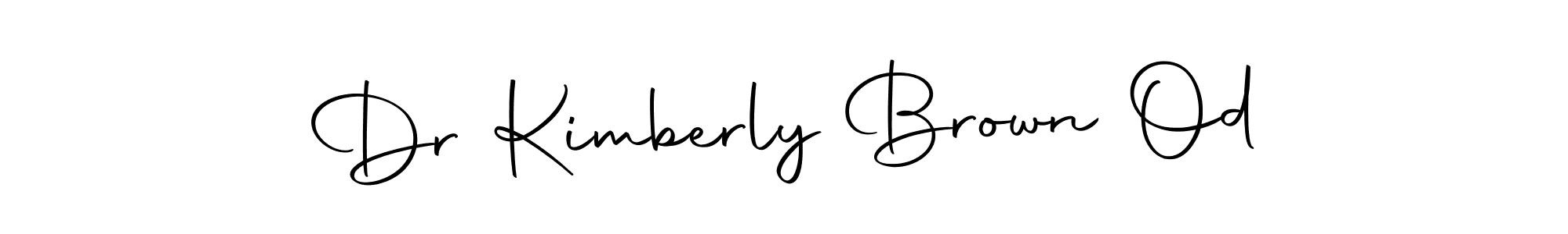 How to make Dr Kimberly Brown Od signature? Autography-DOLnW is a professional autograph style. Create handwritten signature for Dr Kimberly Brown Od name. Dr Kimberly Brown Od signature style 10 images and pictures png