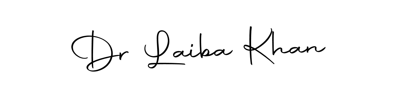 Make a beautiful signature design for name Dr Laiba Khan. With this signature (Autography-DOLnW) style, you can create a handwritten signature for free. Dr Laiba Khan signature style 10 images and pictures png