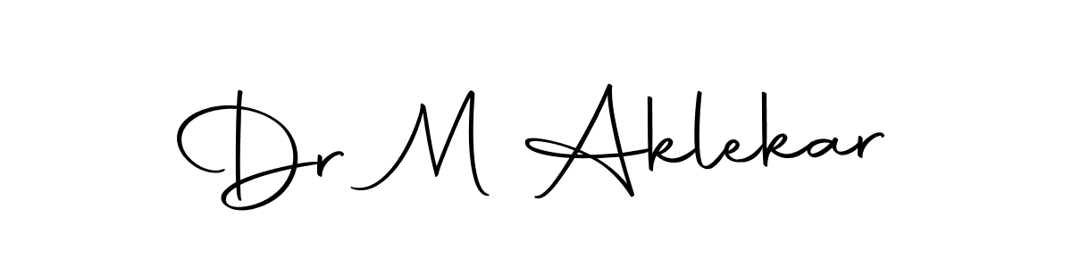 You can use this online signature creator to create a handwritten signature for the name Dr M Aklekar. This is the best online autograph maker. Dr M Aklekar signature style 10 images and pictures png