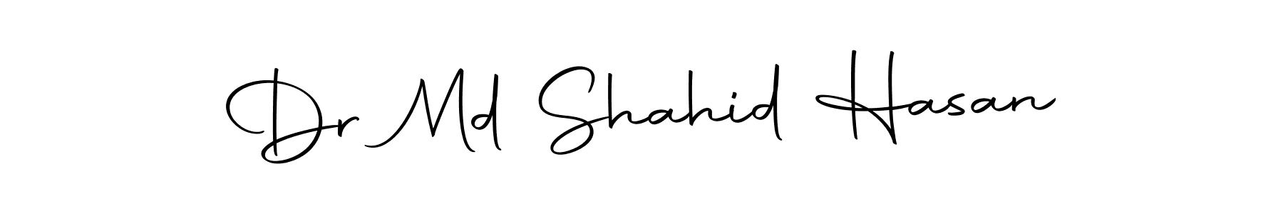 How to make Dr Md Shahid Hasan signature? Autography-DOLnW is a professional autograph style. Create handwritten signature for Dr Md Shahid Hasan name. Dr Md Shahid Hasan signature style 10 images and pictures png