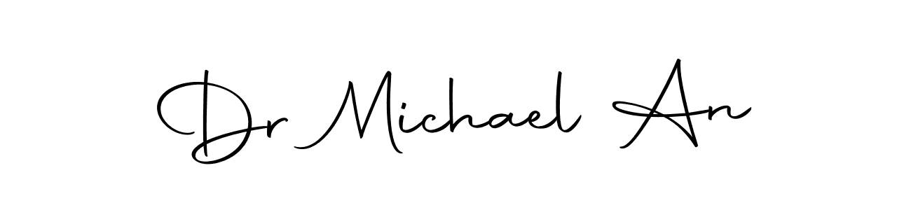 Make a short Dr Michael An signature style. Manage your documents anywhere anytime using Autography-DOLnW. Create and add eSignatures, submit forms, share and send files easily. Dr Michael An signature style 10 images and pictures png