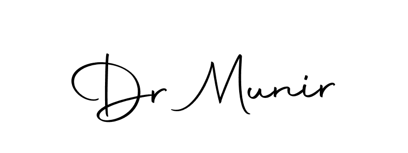 How to make Dr Munir signature? Autography-DOLnW is a professional autograph style. Create handwritten signature for Dr Munir name. Dr Munir signature style 10 images and pictures png