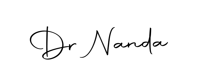 You should practise on your own different ways (Autography-DOLnW) to write your name (Dr Nanda) in signature. don't let someone else do it for you. Dr Nanda signature style 10 images and pictures png