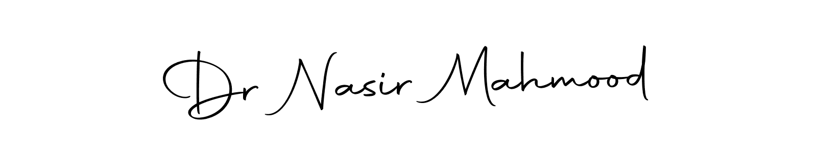 How to make Dr Nasir Mahmood signature? Autography-DOLnW is a professional autograph style. Create handwritten signature for Dr Nasir Mahmood name. Dr Nasir Mahmood signature style 10 images and pictures png