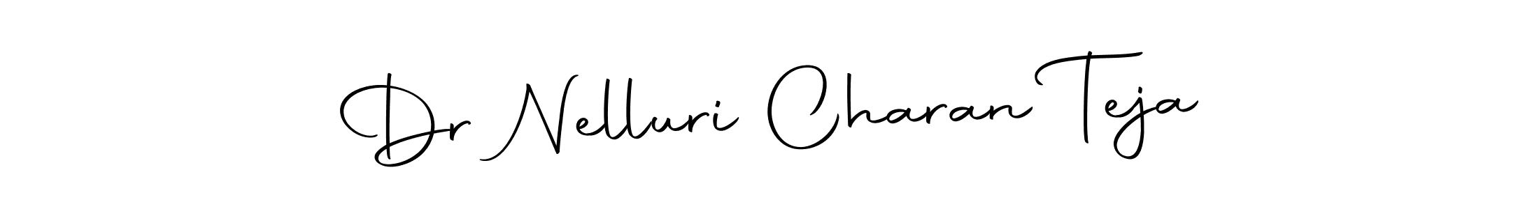 You should practise on your own different ways (Autography-DOLnW) to write your name (Dr Nelluri Charan Teja) in signature. don't let someone else do it for you. Dr Nelluri Charan Teja signature style 10 images and pictures png