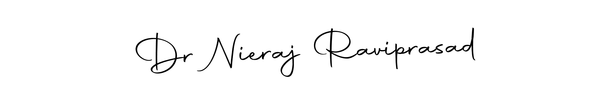 Make a beautiful signature design for name Dr Nieraj Raviprasad. Use this online signature maker to create a handwritten signature for free. Dr Nieraj Raviprasad signature style 10 images and pictures png