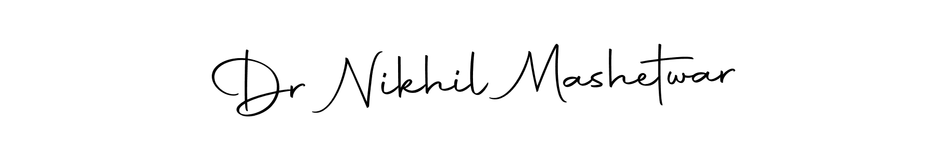 You should practise on your own different ways (Autography-DOLnW) to write your name (Dr Nikhil Mashetwar) in signature. don't let someone else do it for you. Dr Nikhil Mashetwar signature style 10 images and pictures png