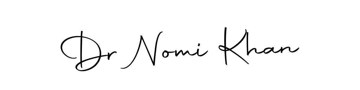 You can use this online signature creator to create a handwritten signature for the name Dr Nomi Khan. This is the best online autograph maker. Dr Nomi Khan signature style 10 images and pictures png