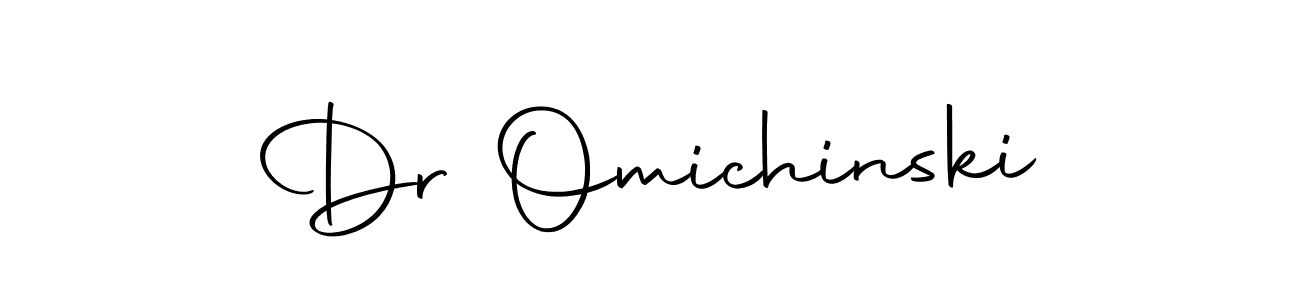 Design your own signature with our free online signature maker. With this signature software, you can create a handwritten (Autography-DOLnW) signature for name Dr Omichinski. Dr Omichinski signature style 10 images and pictures png