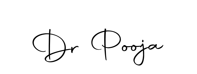 How to make Dr Pooja name signature. Use Autography-DOLnW style for creating short signs online. This is the latest handwritten sign. Dr Pooja signature style 10 images and pictures png