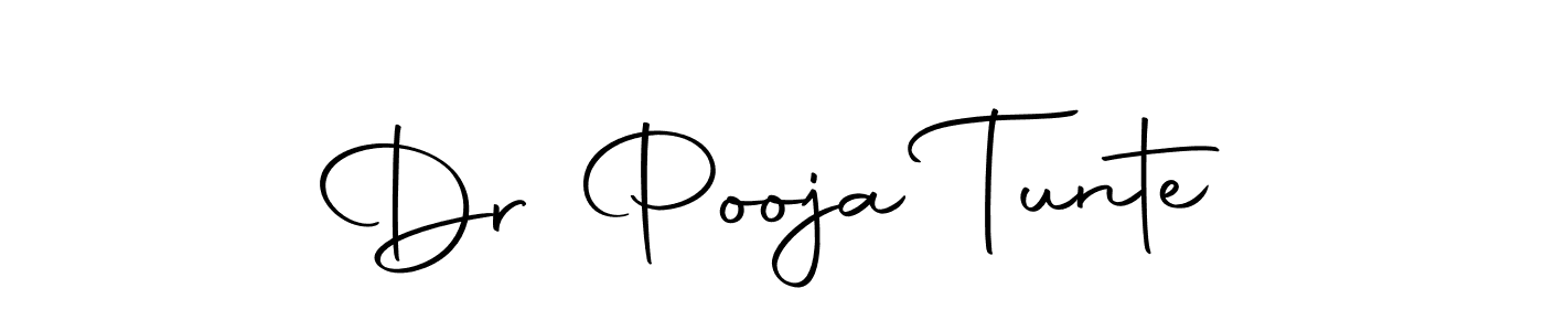 Dr Pooja Tunte stylish signature style. Best Handwritten Sign (Autography-DOLnW) for my name. Handwritten Signature Collection Ideas for my name Dr Pooja Tunte. Dr Pooja Tunte signature style 10 images and pictures png