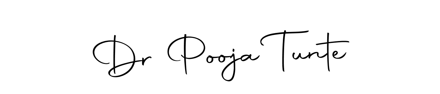 Dr Pooja Tunte stylish signature style. Best Handwritten Sign (Autography-DOLnW) for my name. Handwritten Signature Collection Ideas for my name Dr Pooja Tunte. Dr Pooja Tunte signature style 10 images and pictures png