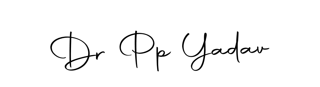 Dr Pp Yadav stylish signature style. Best Handwritten Sign (Autography-DOLnW) for my name. Handwritten Signature Collection Ideas for my name Dr Pp Yadav. Dr Pp Yadav signature style 10 images and pictures png