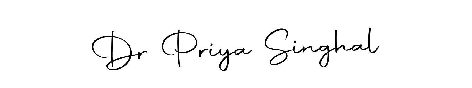 Autography-DOLnW is a professional signature style that is perfect for those who want to add a touch of class to their signature. It is also a great choice for those who want to make their signature more unique. Get Dr Priya Singhal name to fancy signature for free. Dr Priya Singhal signature style 10 images and pictures png