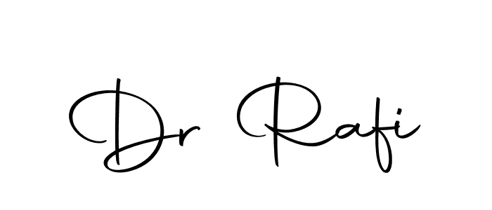 You should practise on your own different ways (Autography-DOLnW) to write your name (Dr Rafi) in signature. don't let someone else do it for you. Dr Rafi signature style 10 images and pictures png