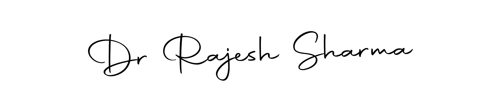 How to make Dr Rajesh Sharma name signature. Use Autography-DOLnW style for creating short signs online. This is the latest handwritten sign. Dr Rajesh Sharma signature style 10 images and pictures png