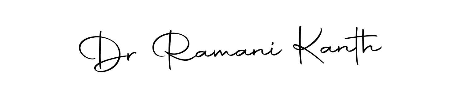 Dr Ramani Kanth stylish signature style. Best Handwritten Sign (Autography-DOLnW) for my name. Handwritten Signature Collection Ideas for my name Dr Ramani Kanth. Dr Ramani Kanth signature style 10 images and pictures png