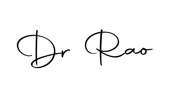 Make a beautiful signature design for name Dr Rao. With this signature (Autography-DOLnW) style, you can create a handwritten signature for free. Dr Rao signature style 10 images and pictures png