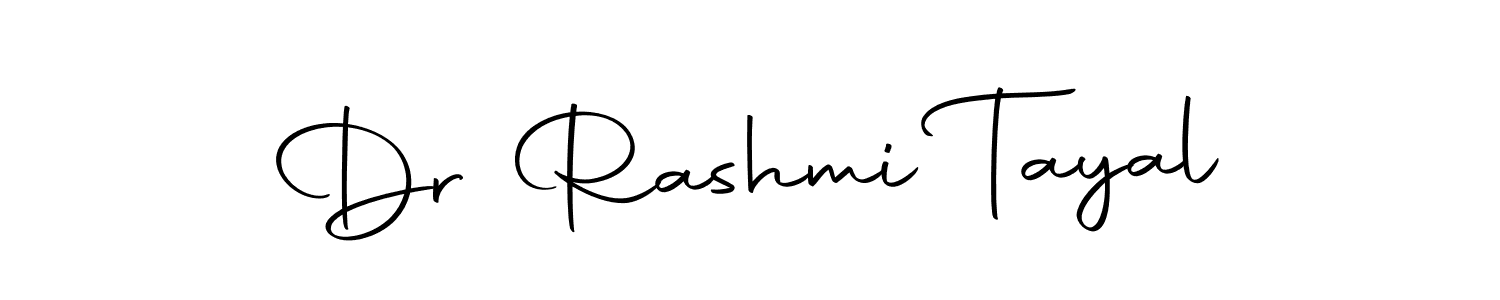 Make a beautiful signature design for name Dr Rashmi Tayal. With this signature (Autography-DOLnW) style, you can create a handwritten signature for free. Dr Rashmi Tayal signature style 10 images and pictures png