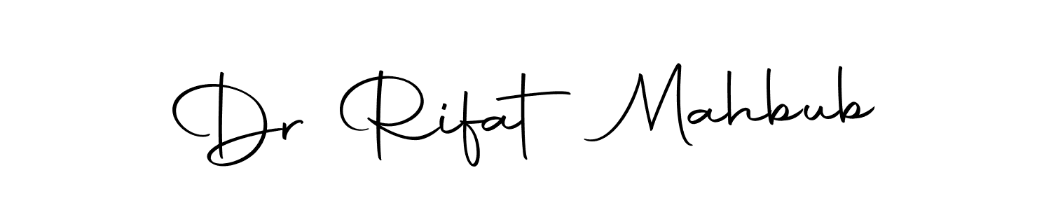 if you are searching for the best signature style for your name Dr Rifat Mahbub. so please give up your signature search. here we have designed multiple signature styles  using Autography-DOLnW. Dr Rifat Mahbub signature style 10 images and pictures png