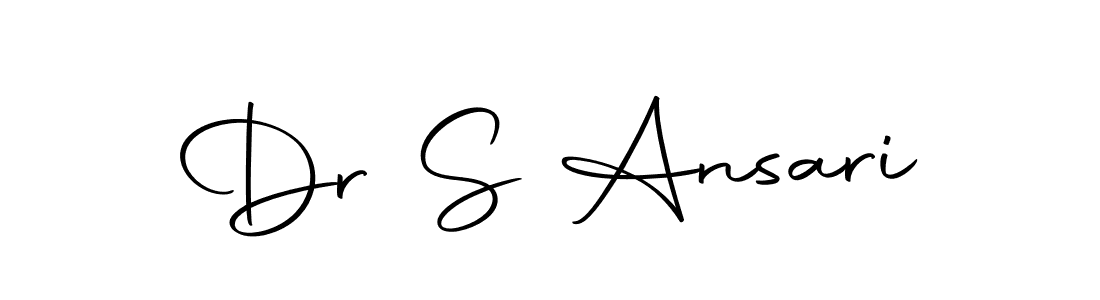 Also we have Dr S Ansari name is the best signature style. Create professional handwritten signature collection using Autography-DOLnW autograph style. Dr S Ansari signature style 10 images and pictures png