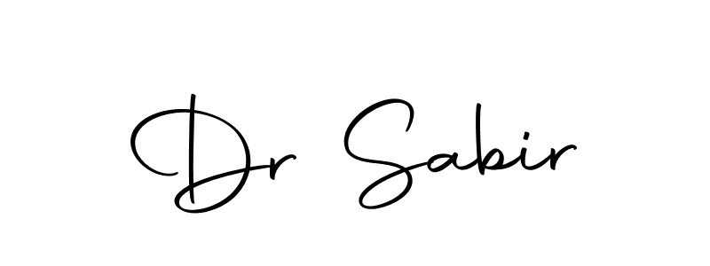 Dr Sabir stylish signature style. Best Handwritten Sign (Autography-DOLnW) for my name. Handwritten Signature Collection Ideas for my name Dr Sabir. Dr Sabir signature style 10 images and pictures png