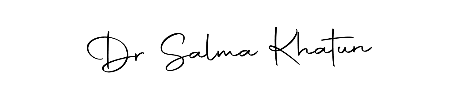 Also we have Dr Salma Khatun name is the best signature style. Create professional handwritten signature collection using Autography-DOLnW autograph style. Dr Salma Khatun signature style 10 images and pictures png