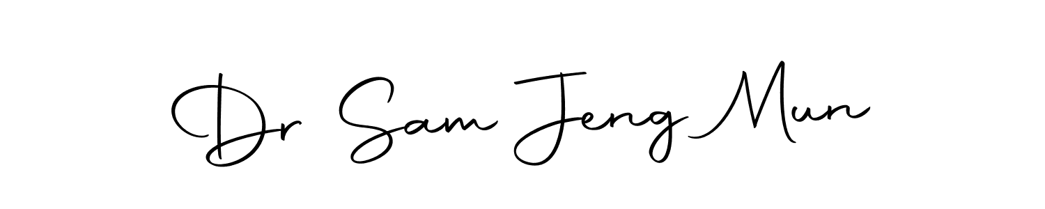 Use a signature maker to create a handwritten signature online. With this signature software, you can design (Autography-DOLnW) your own signature for name Dr Sam Jeng Mun. Dr Sam Jeng Mun signature style 10 images and pictures png